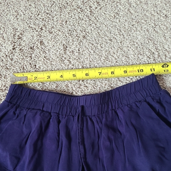 High Waist Rayon Elastic Shorts - Picture 12 of 14